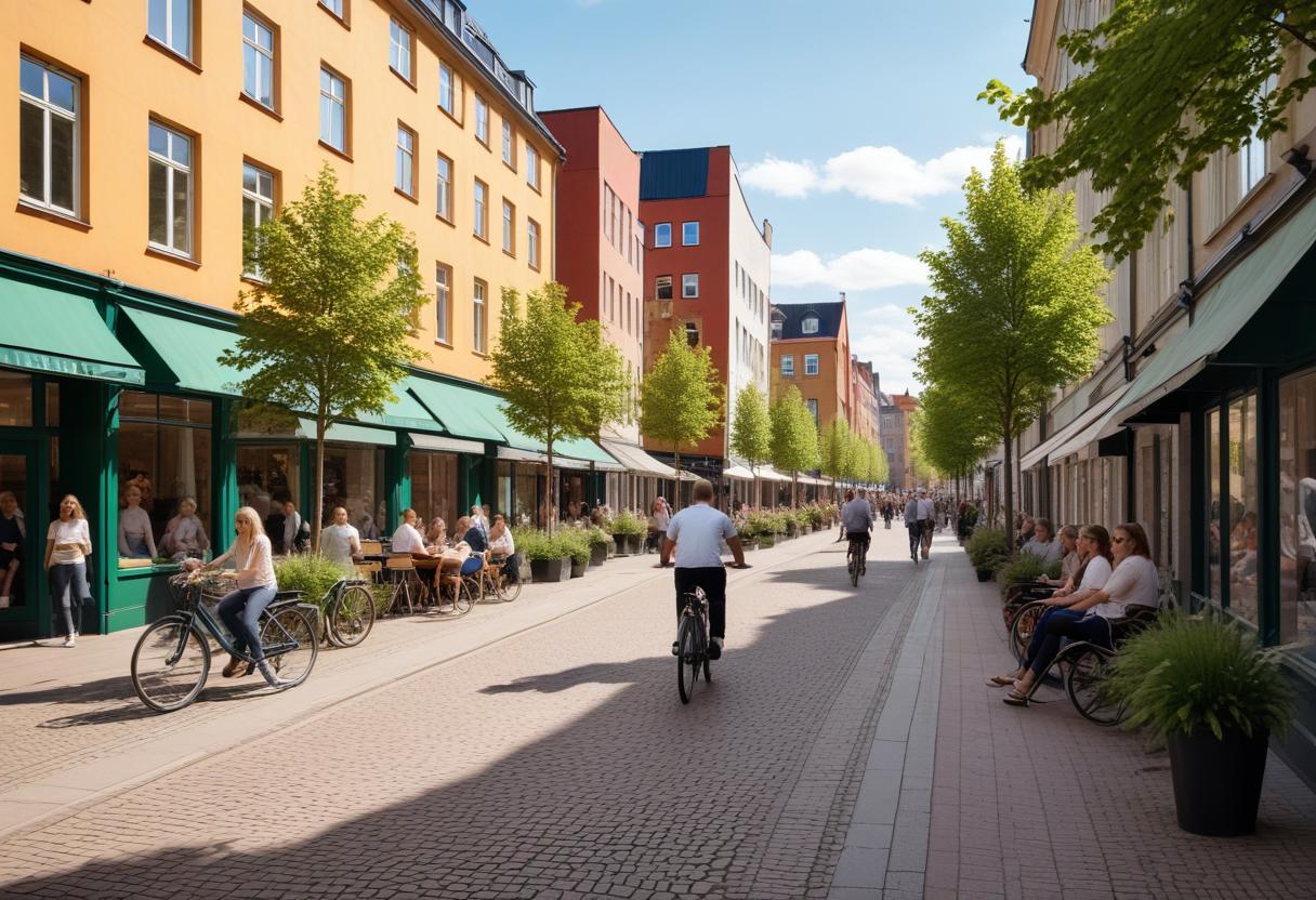Upptäck dolda pärlor längs Kalendegatan i Malmö illustration